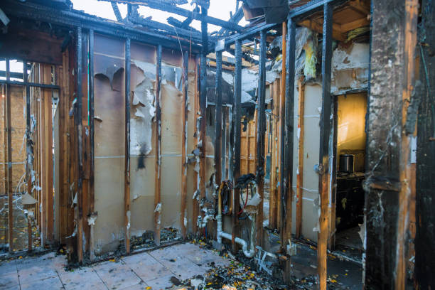 Professional Fire Damage Repair technician working in Langley, SC
